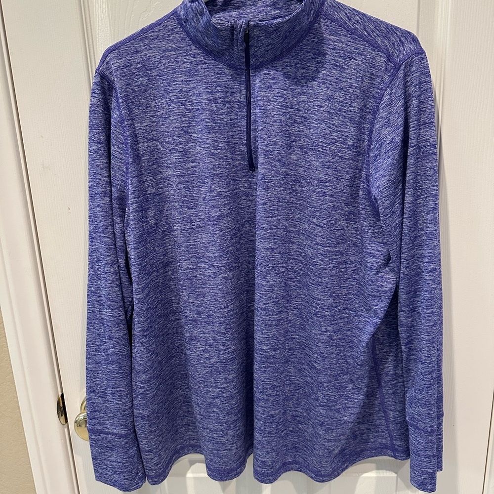 Ideology Women's Heathered Purple Quarter Zip